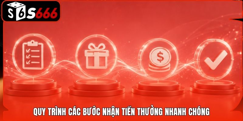 Quy trình các bước nhận tiền thưởng nhanh chóng